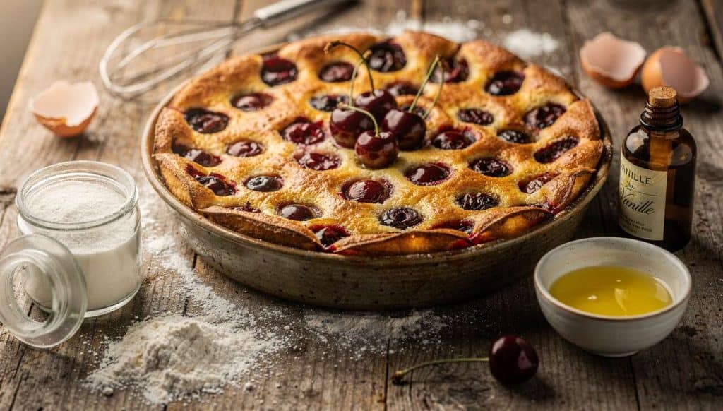 Recette clafoutis aux cerises : dessert traditionnel facile