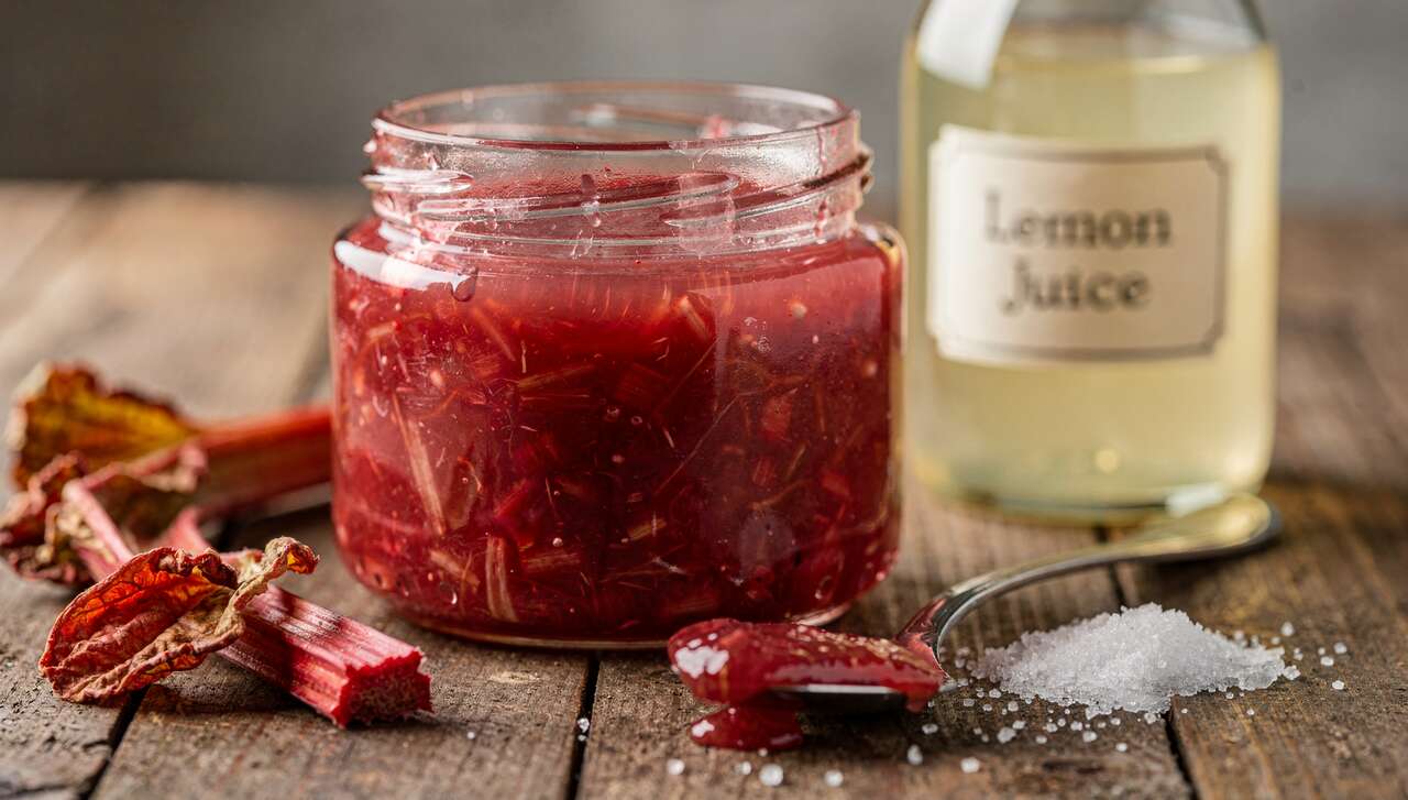 Recette de confiture de rhubarbe maison