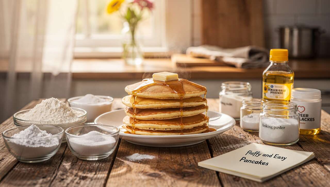 Recette de pancakes moelleux et faciles