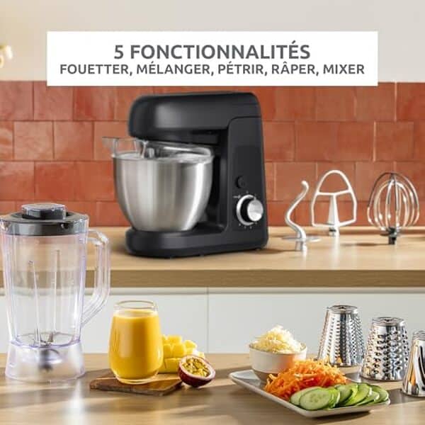 Découvrez notre test complet du robot pâtissier Moulinex Bake Partner 1100 W, examinez sa performance et efficacité pour vos préparations culinaires.