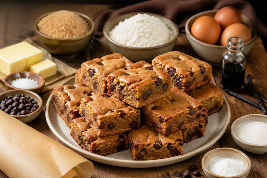 Recette de blondies moelleux et gourmands