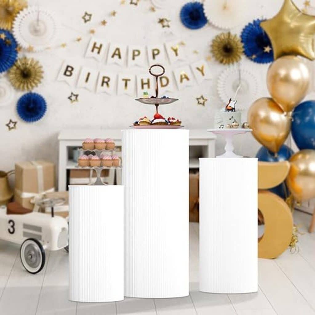 Avis sur supports cylindriques métal pour déco mariage