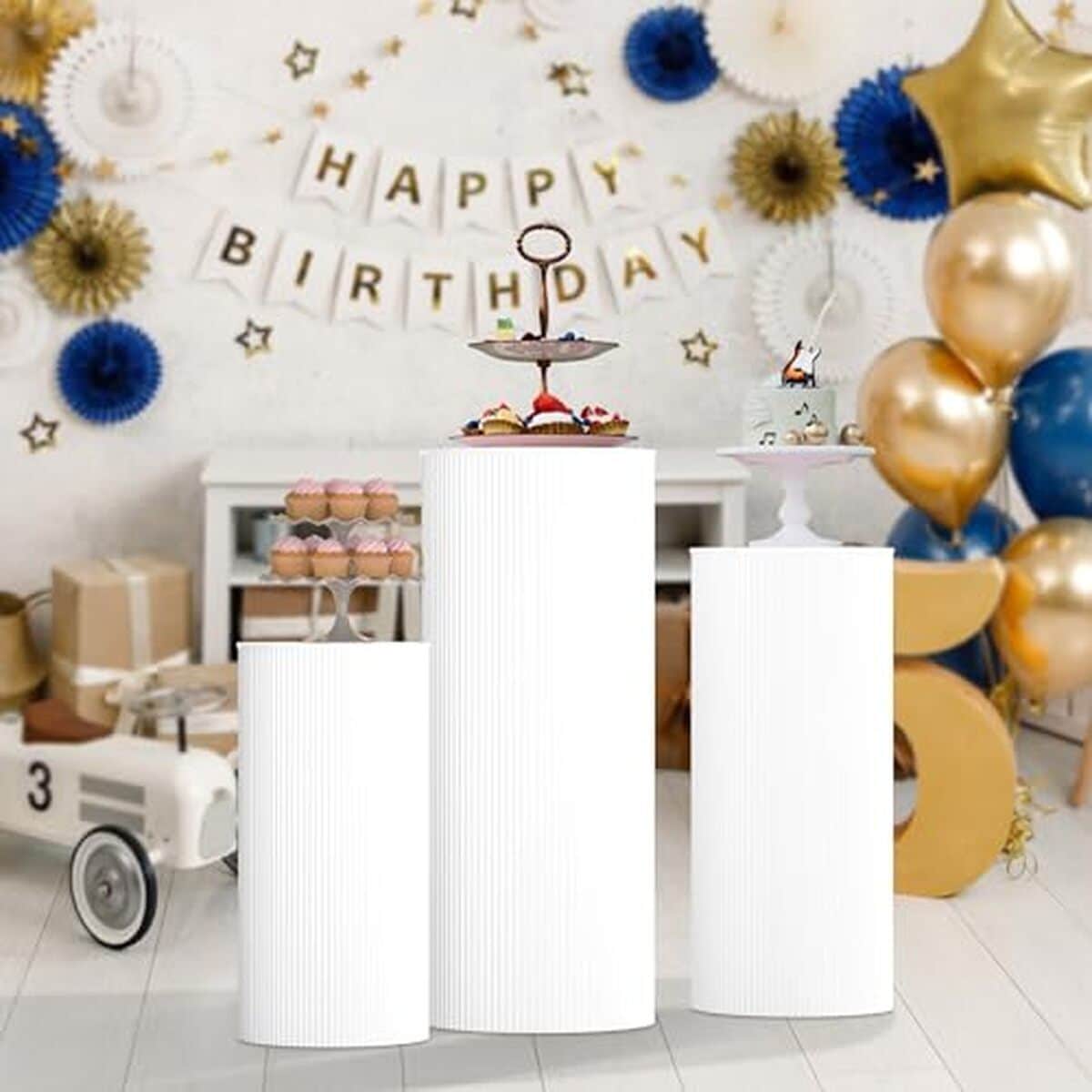 Avis sur supports cylindriques métal pour déco mariage