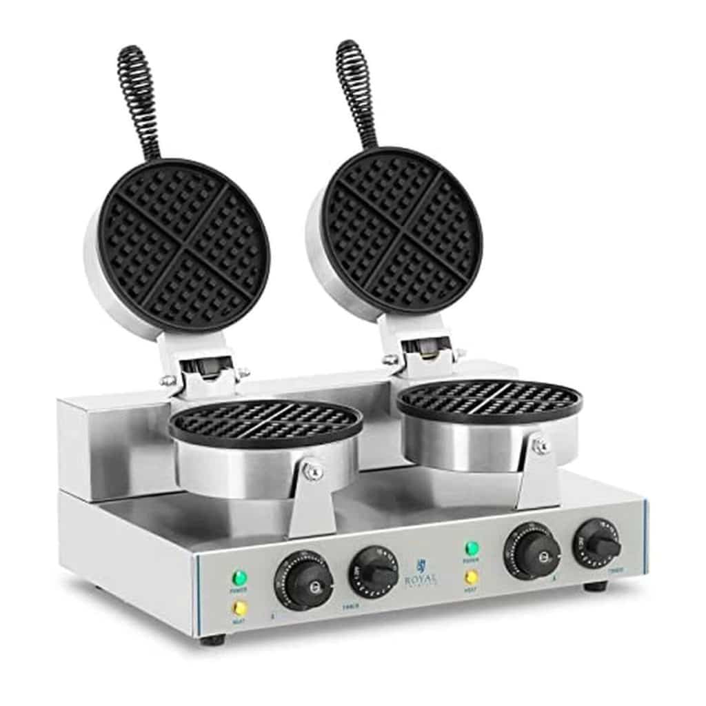 Test du gaufrier double Royal Catering RCWM-2600-R : puissance et efficacité