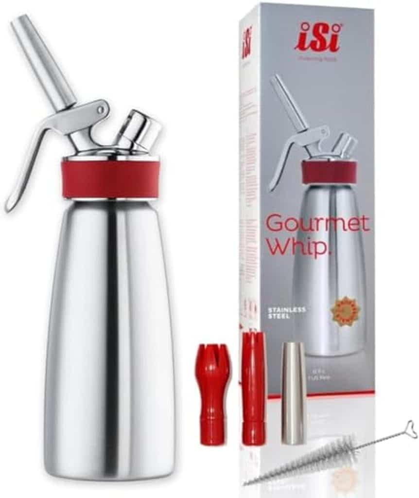 Test du Gourmet Whip plus iSi : distributeur de crème 500 ml en inox