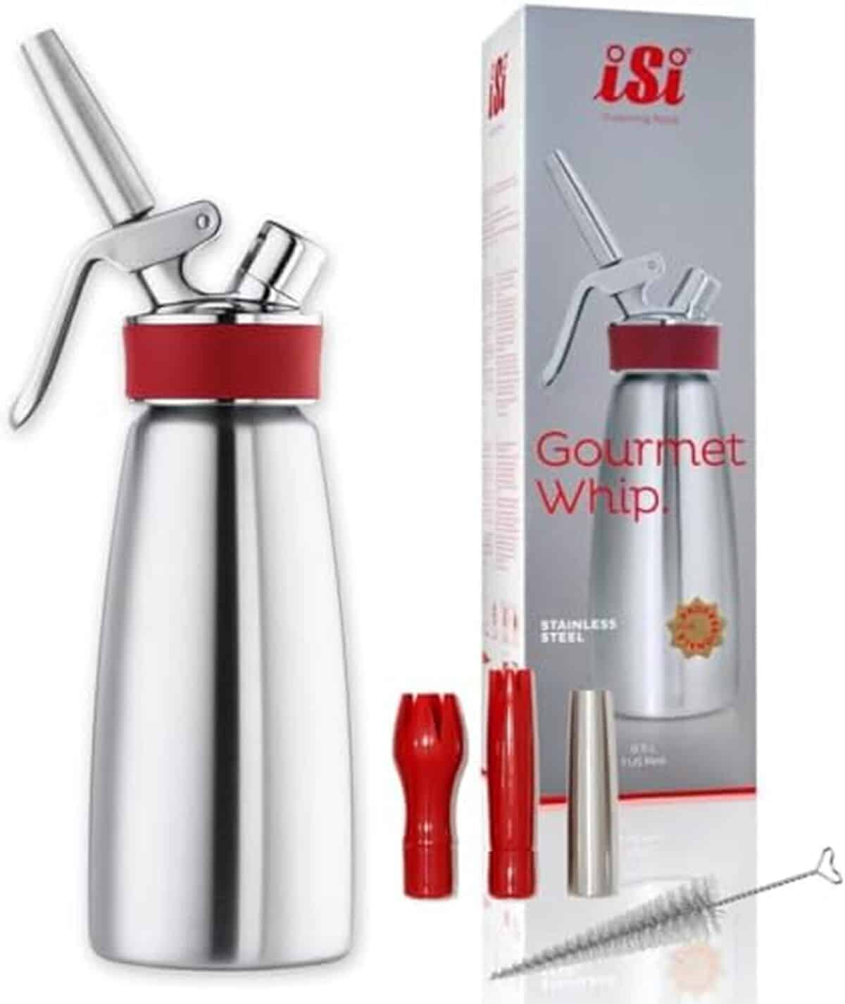 Test du Gourmet Whip plus iSi : distributeur de crème 500 ml en inox