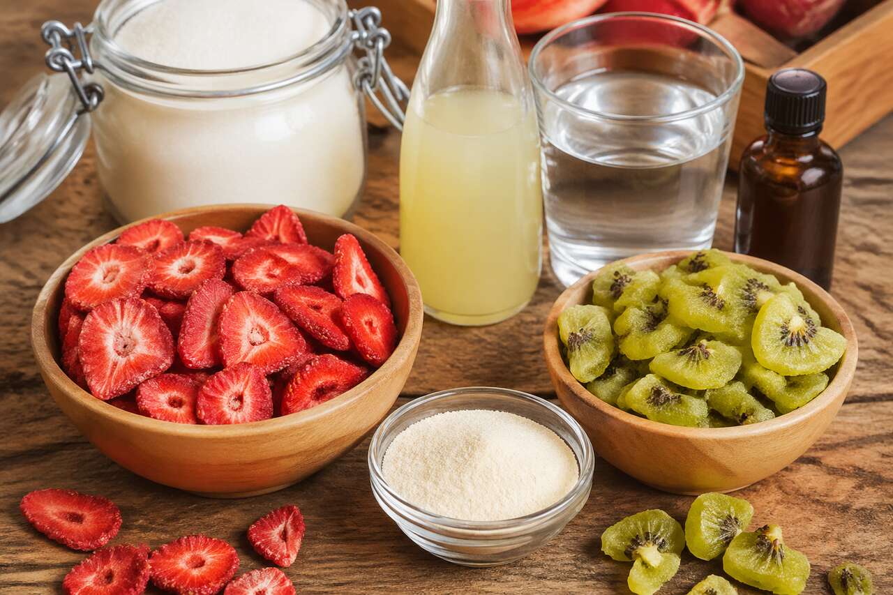 Recette Confiture Fraises-Kiwis Maison