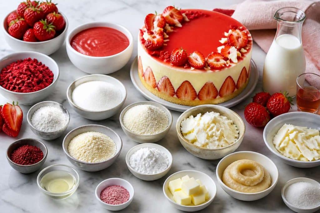 Recette de fraisier par le chef Hugues Pouget de Hugo & Victor