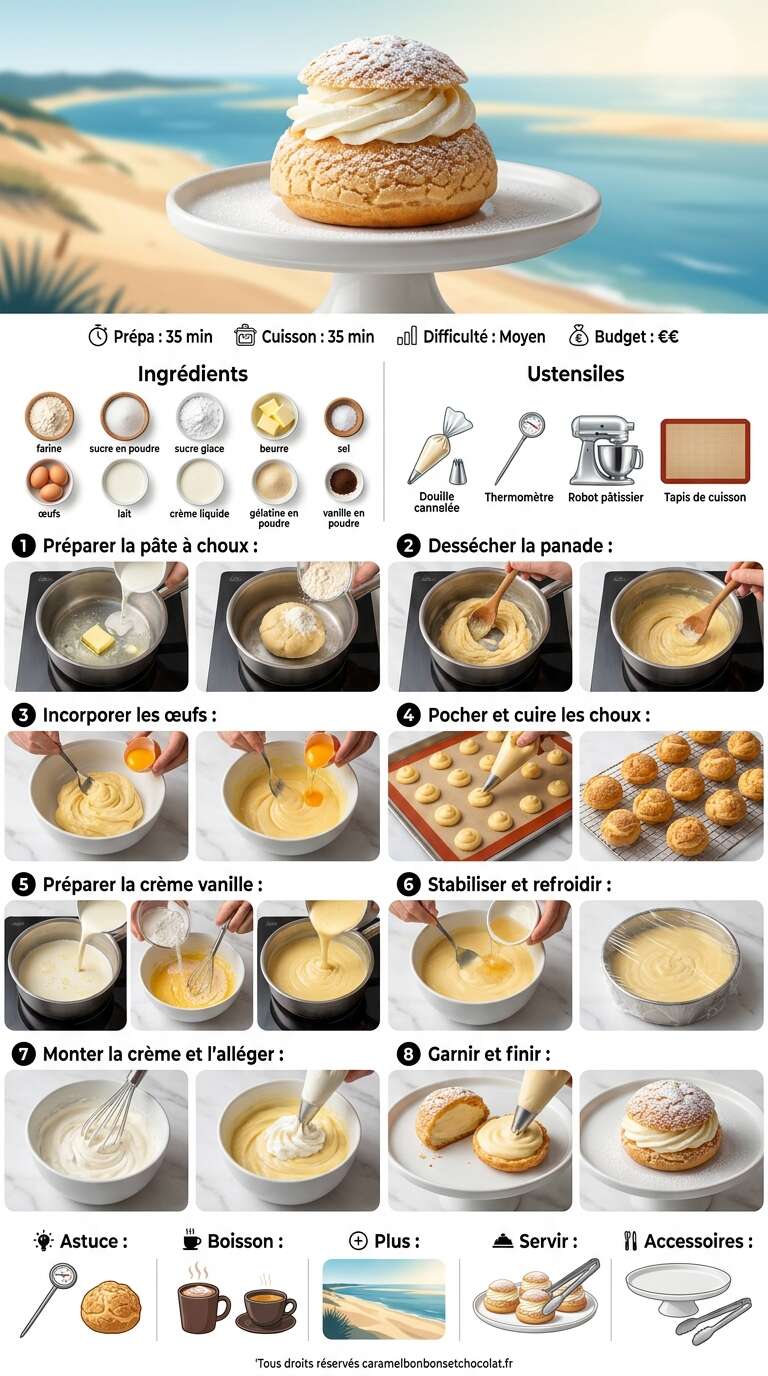 Fiche recette Dunes blanches : recette de Pascal Lucas