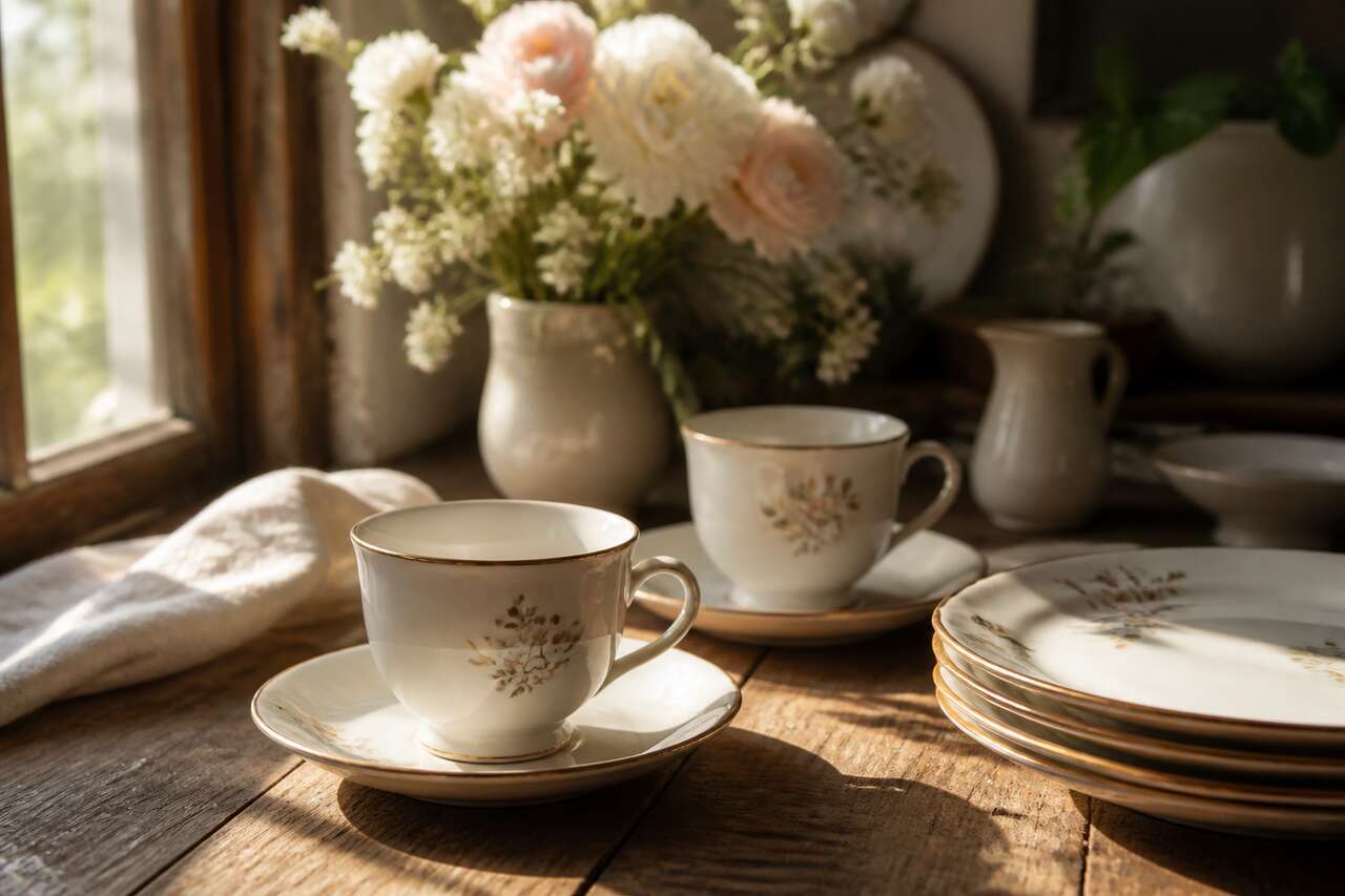 Choisir des tasses et assiettes adapt&eacute;es &agrave; votre style