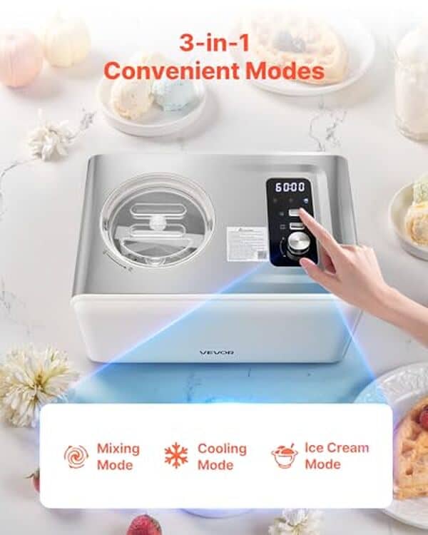 Découvrez notre test complet de la sorbetière automatique vevor 2 L avec ses 3 modes. Apprenez à concocter facilement vos propres desserts maison délicieux et rafraîchissants.