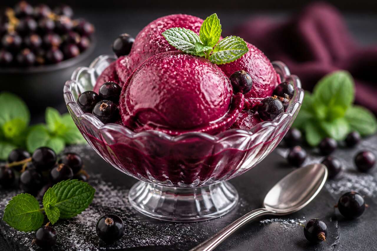 Sorbet cassis : recette rafraîchissante et facile