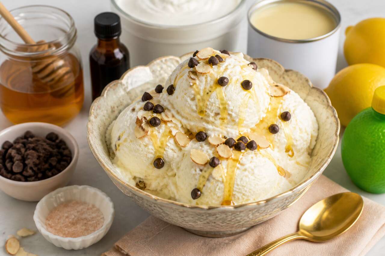 Recette de glace au yaourt maison facile