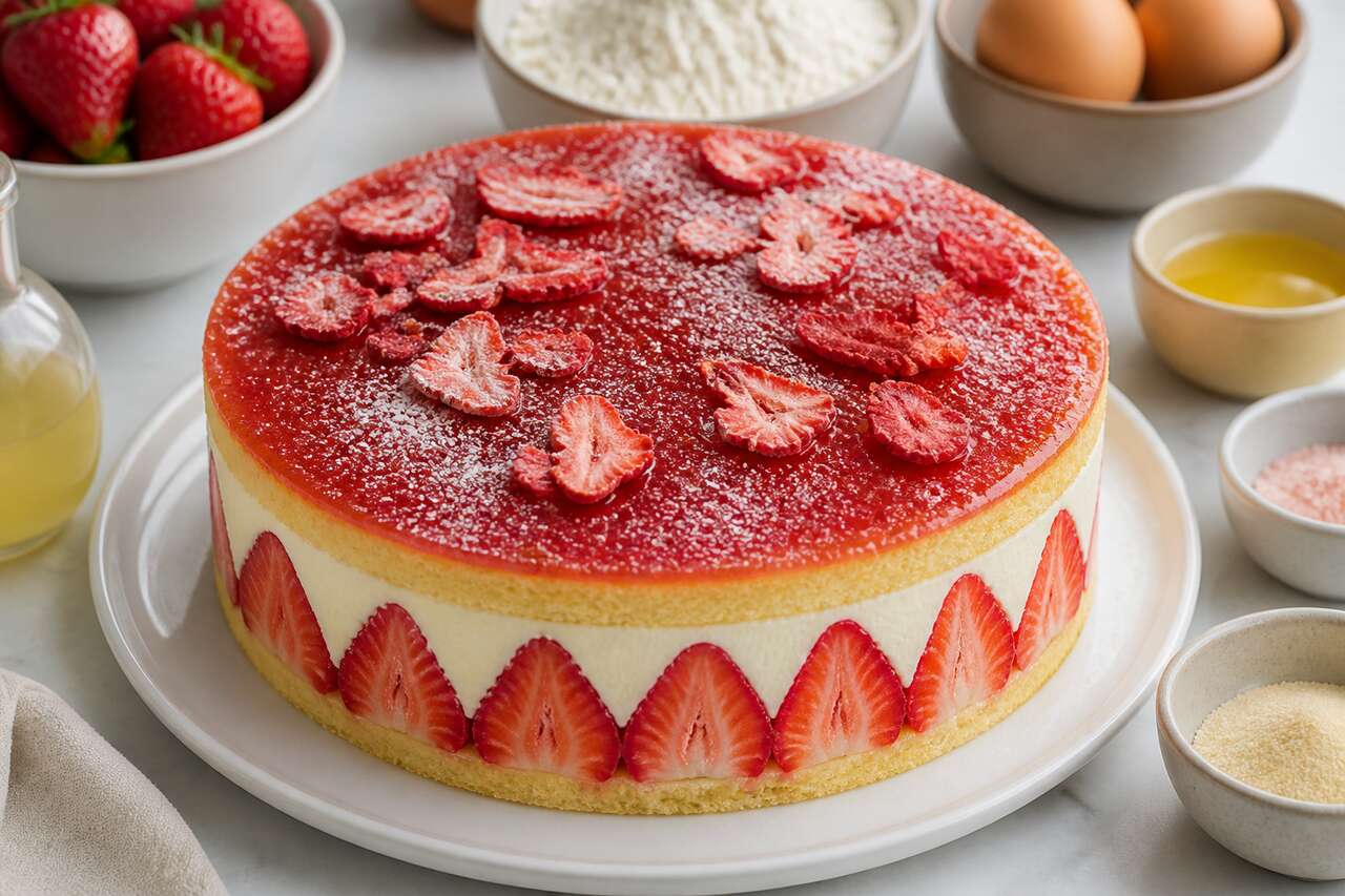 Recette du fraisier léger et facile