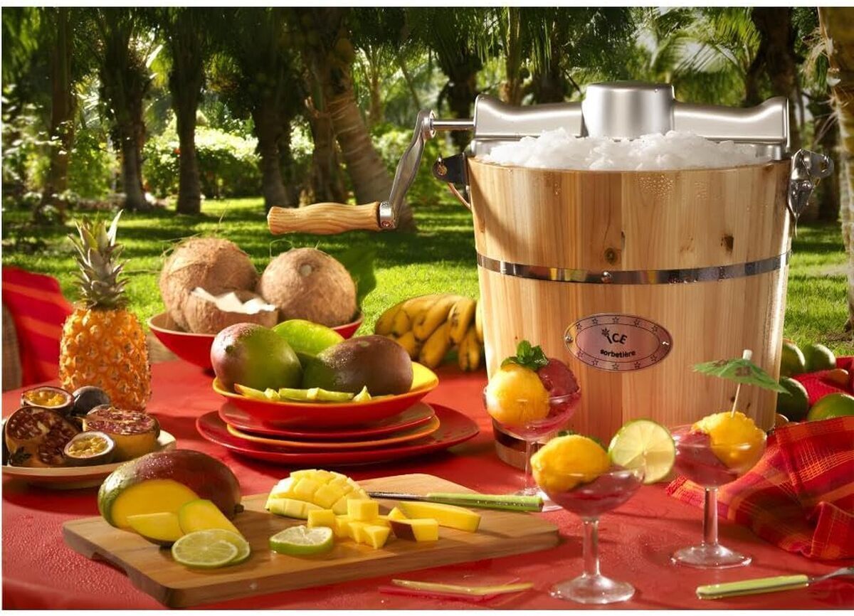 Test de la sorbetière GIVRETO en bois 3, 5 L