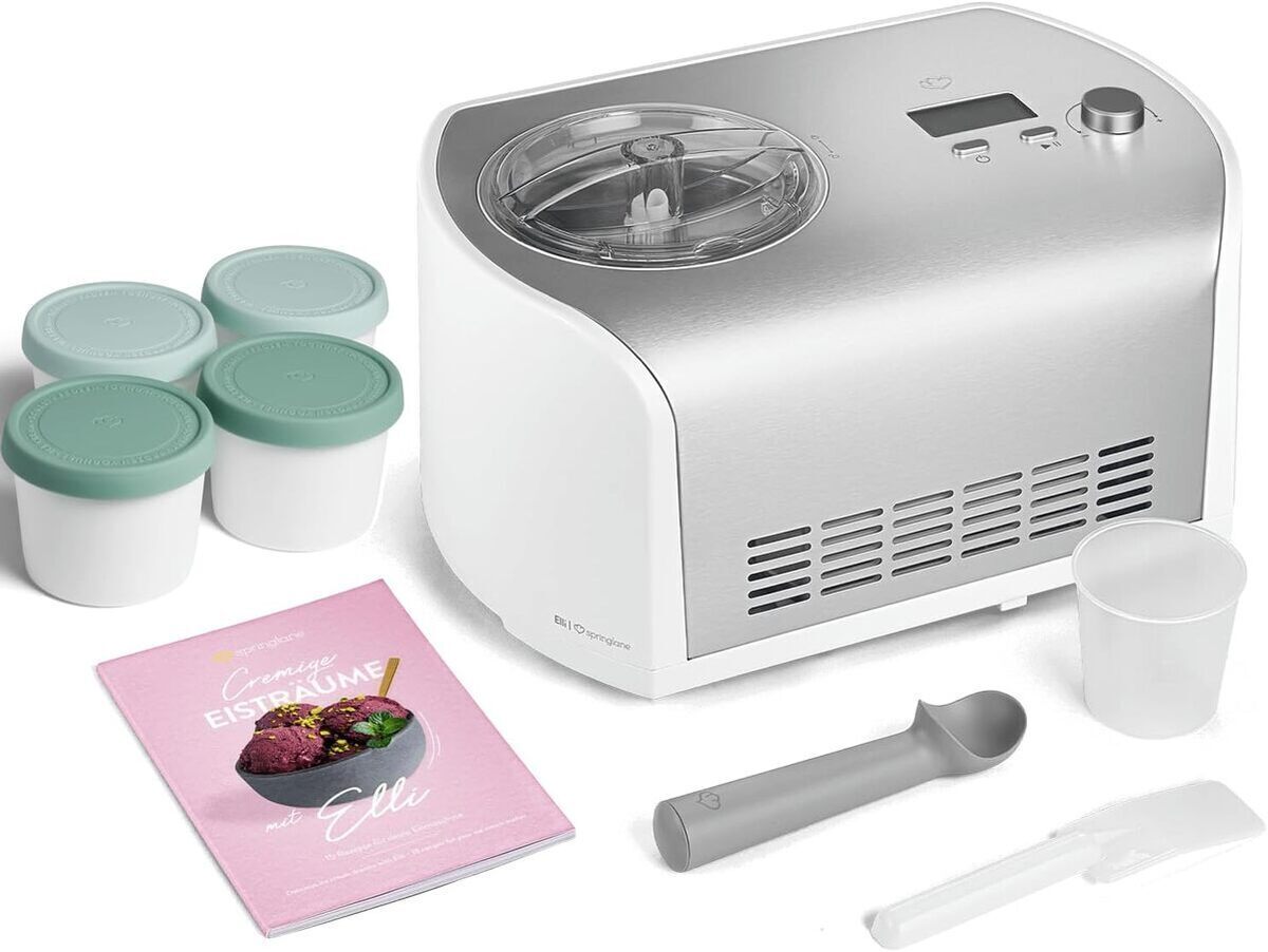 Test de la sorbetière Springlane Elli 1, 2 L : glacière performante en inox