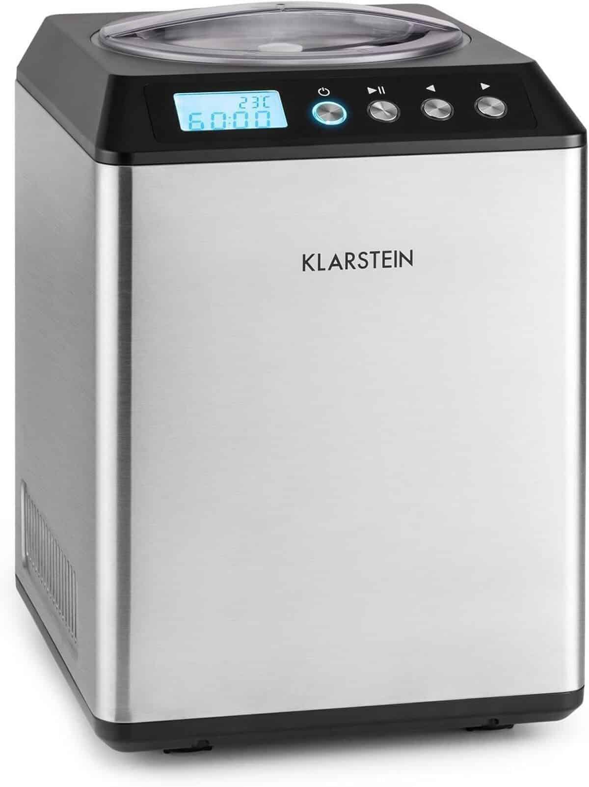 Test : klarstein Vanilla Sky, machine à crème glacée rapide et efficace