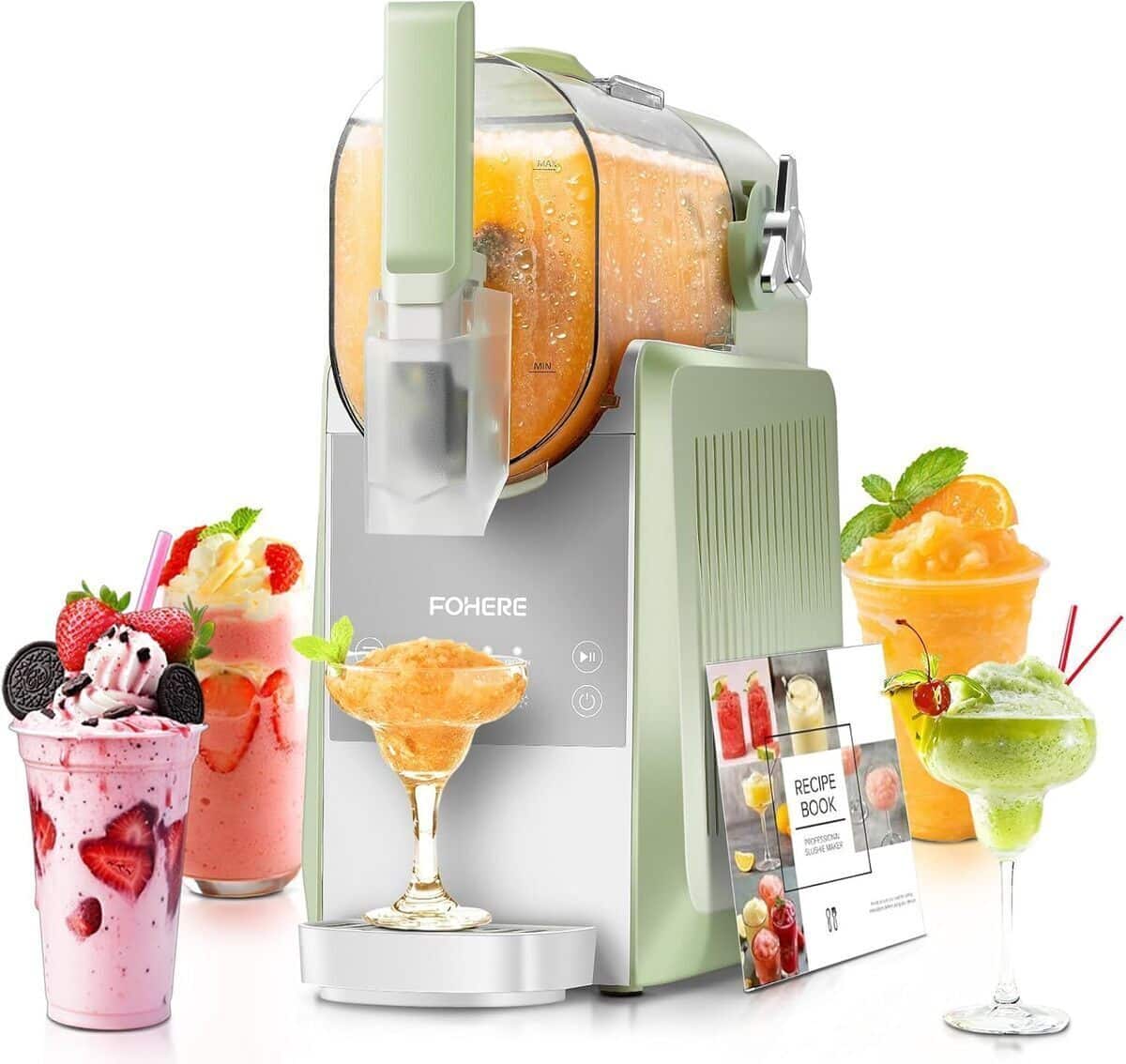 Test : machine à granité FOHERE 2.6L 5-en-1 pour cocktails et milkshakes