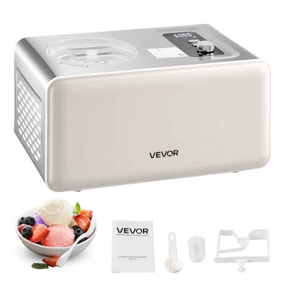 Test : vevor sorbetière automatique 2 L, 3 modes pour desserts maison