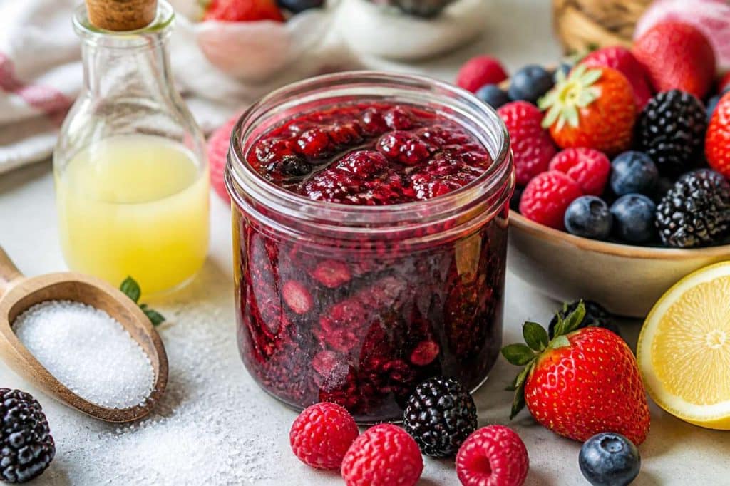 Confiture de fruits rouges maison : recette facile et savoureuse