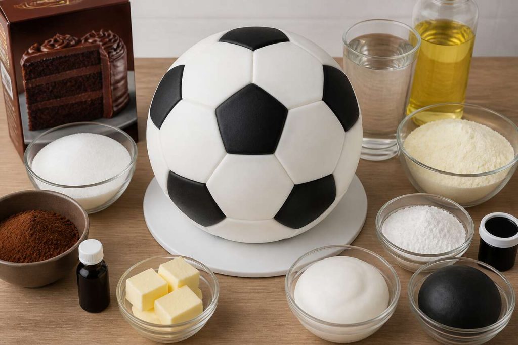 Recette gâteau ballon de foot : réalisez-le facilement !
