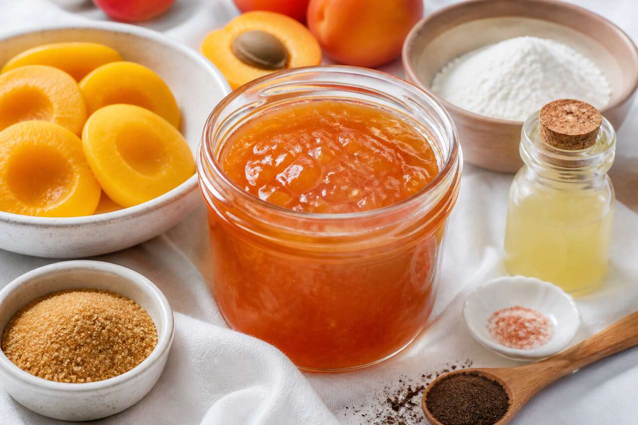 Recette de confiture d'abricots allégée en sucre