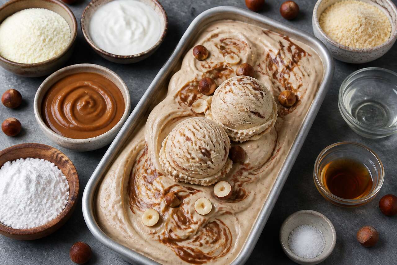 Glace noisette maison : une recette gourmande