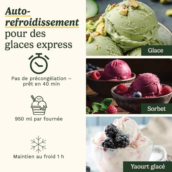 Découvrez notre test détaillé de la sorbetière Cuisinart FreezeEase : performance, facilité d'utilisation et résultats en 40 minutes. Avis complet et recommandations. 