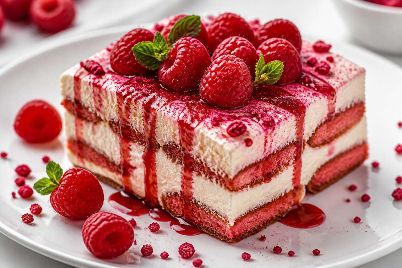 Recette du tiramisu aux framboises