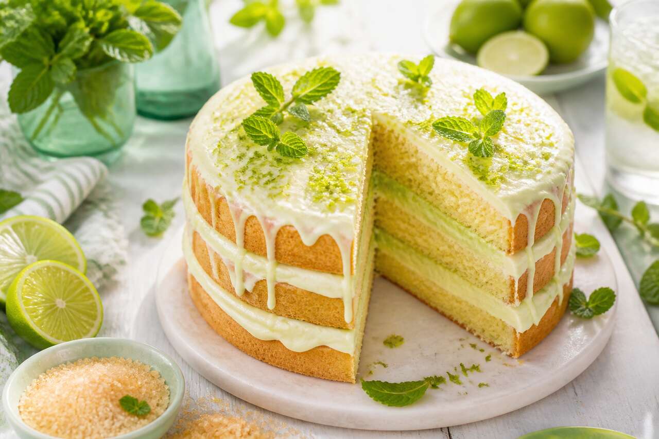 Recette du layer cake façon mojito