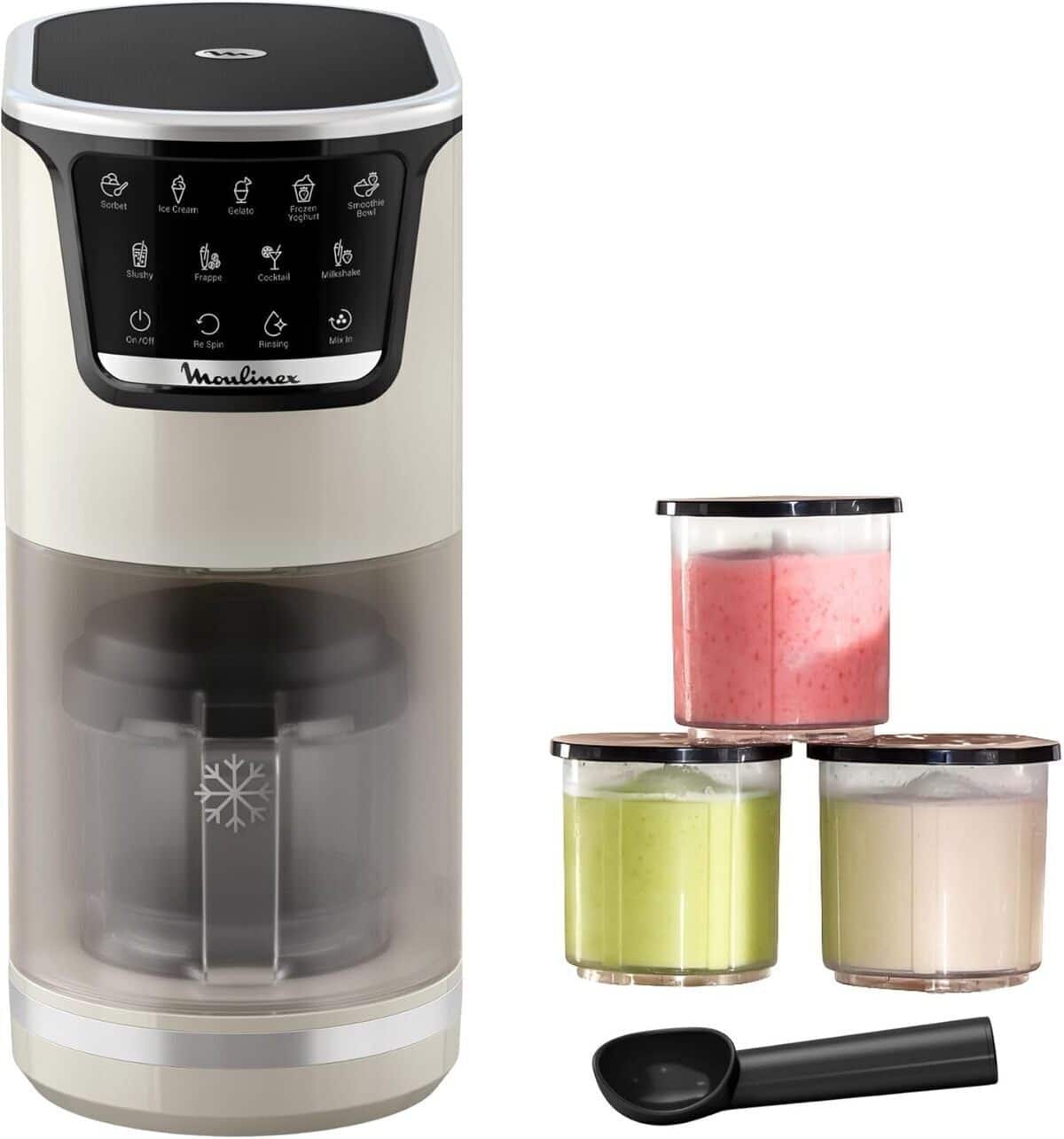Test : moulinex Dolci, la machine à glaces aux 10 programmes