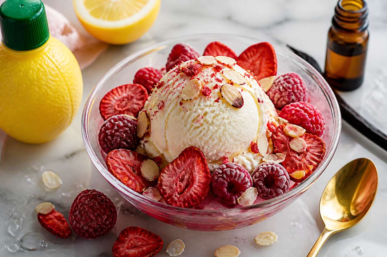 Recette des fraises Melba