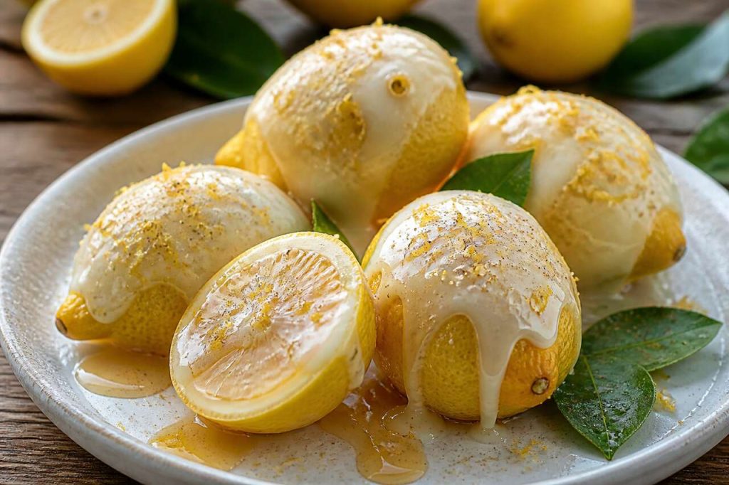 Citrons givrés : recette facile et rafraîchissante