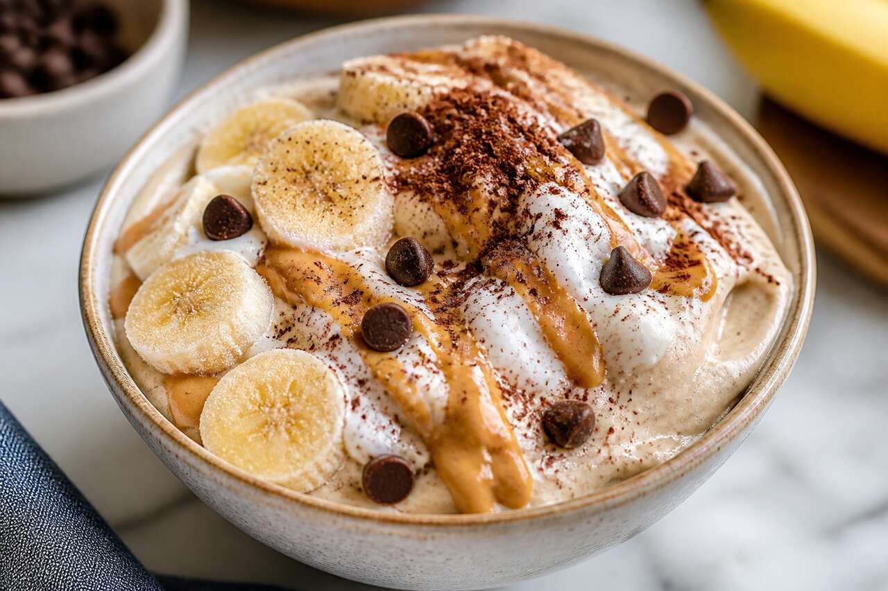 Recette de nice cream : glace vegan et sans sucre