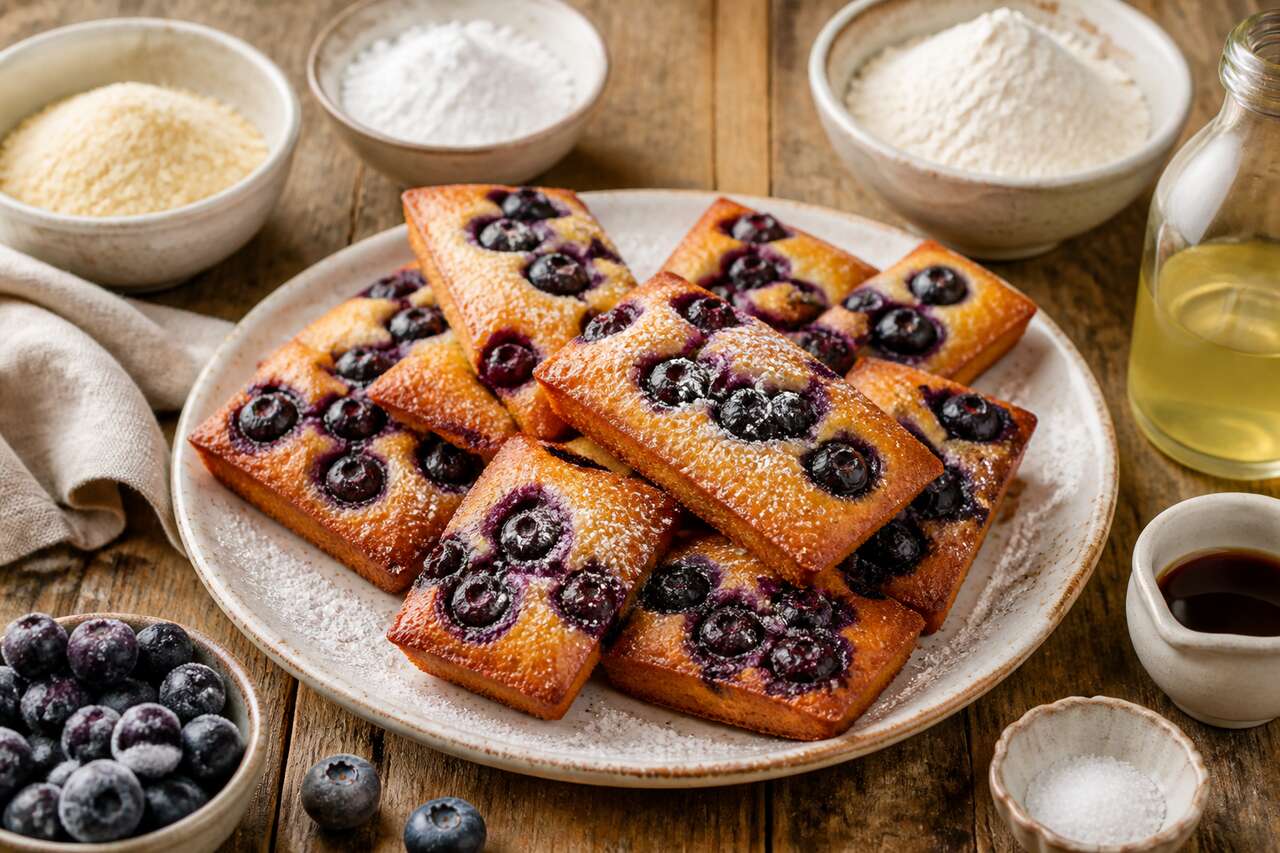 Recette financiers aux myrtilles : gâteau moelleux et savoureux