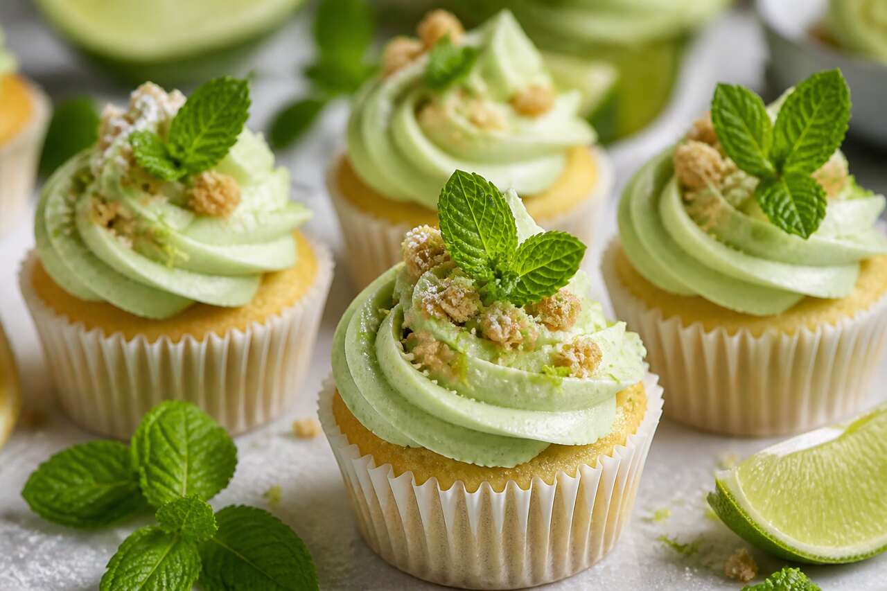 Recette cupcakes mojito : bouquet gourmand à déguster