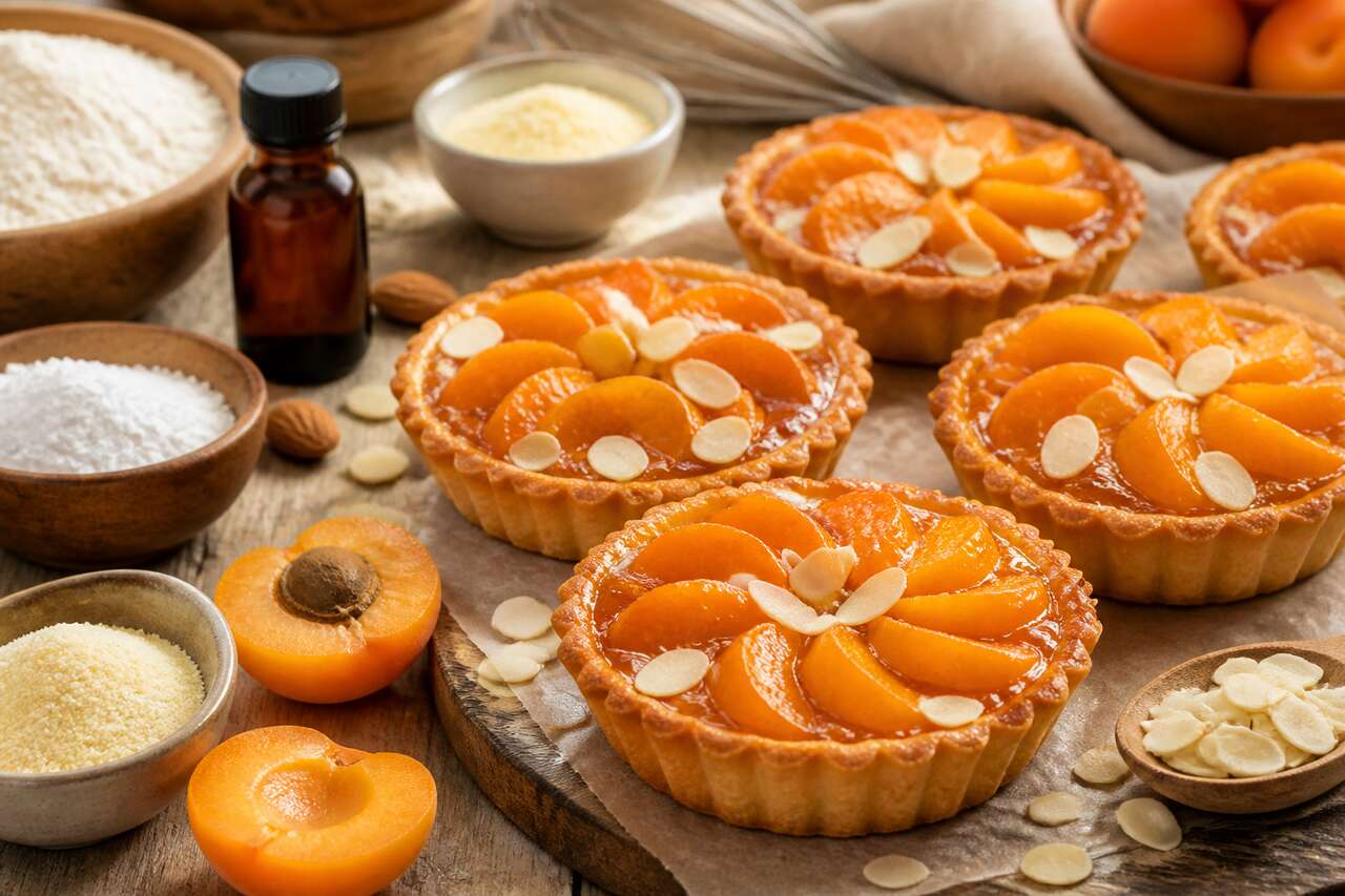 Recette de tartelettes aux abricots