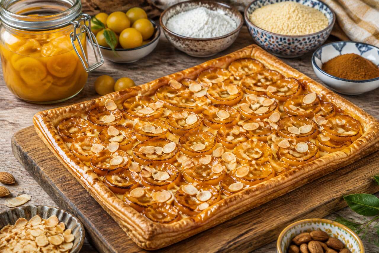 Recette de tarte rustique aux mirabelles