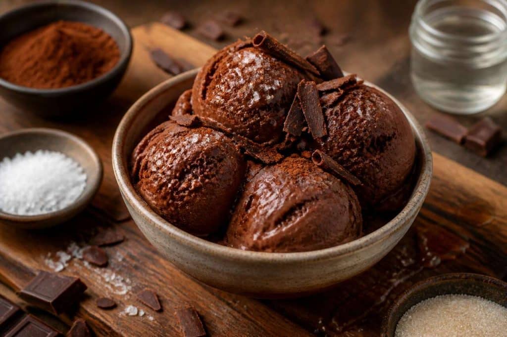 Recette de sorbet au chocolat maison
