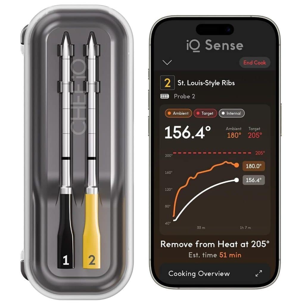 Test du thermomètre à viande intelligent Chef iQ Sense : 2 sondes et WiFi