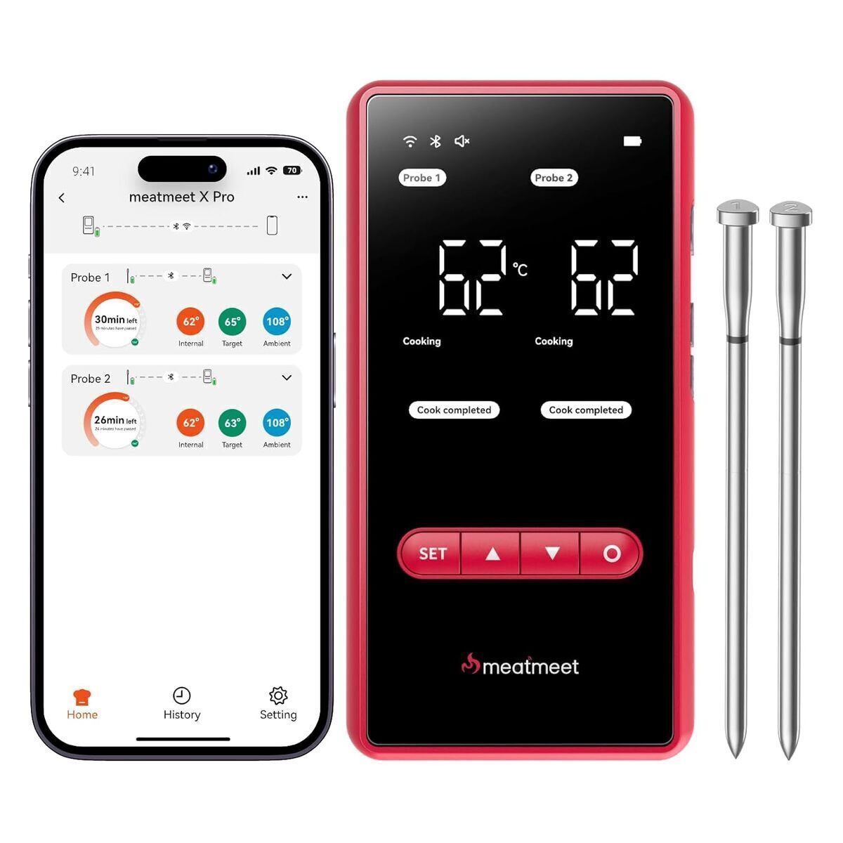 Test du thermomètre à viande Meatmeet X Pro : intelligent et robuste