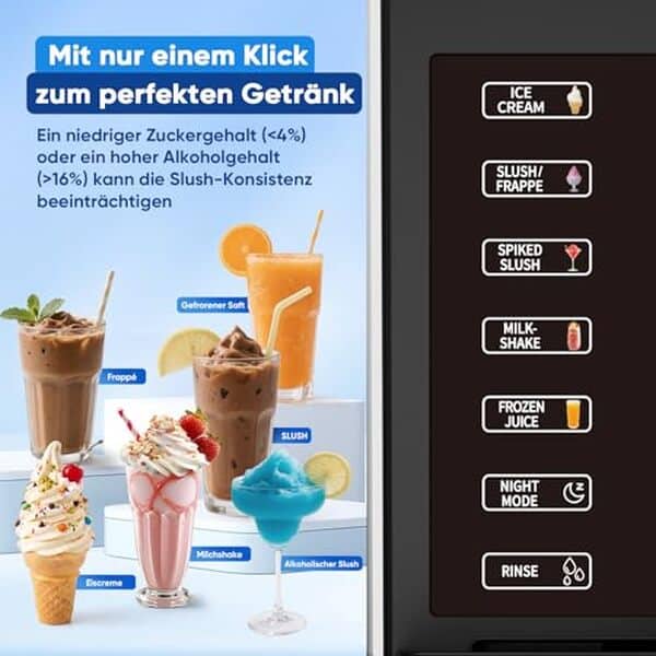 Découvrez notre test détaillé de la machine à granita 2, 5 l black+silver avec écran LED et 6 programmes : performances, avantages et résultats en conditions réelles.
