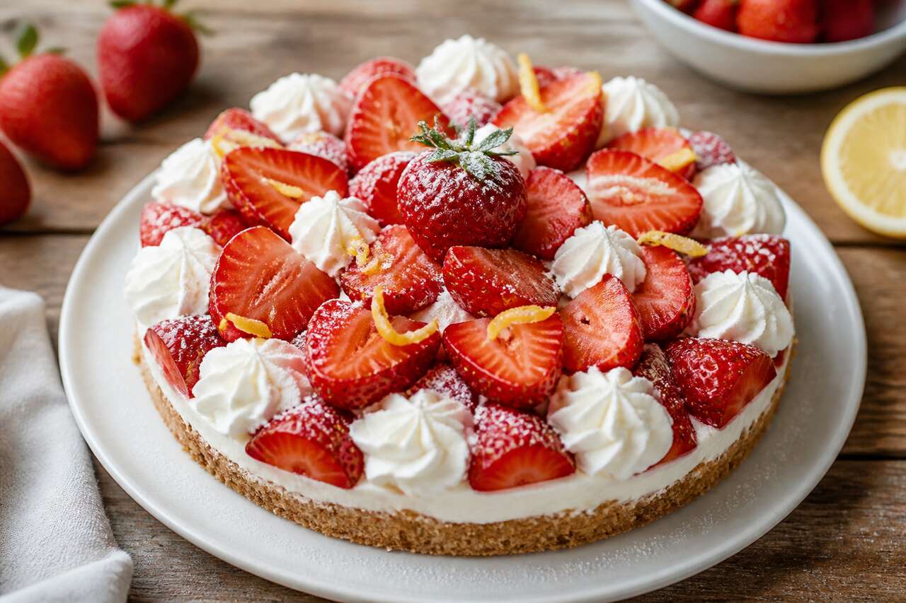 Tarte aux fraises sans cuisson : recette facile et rapide