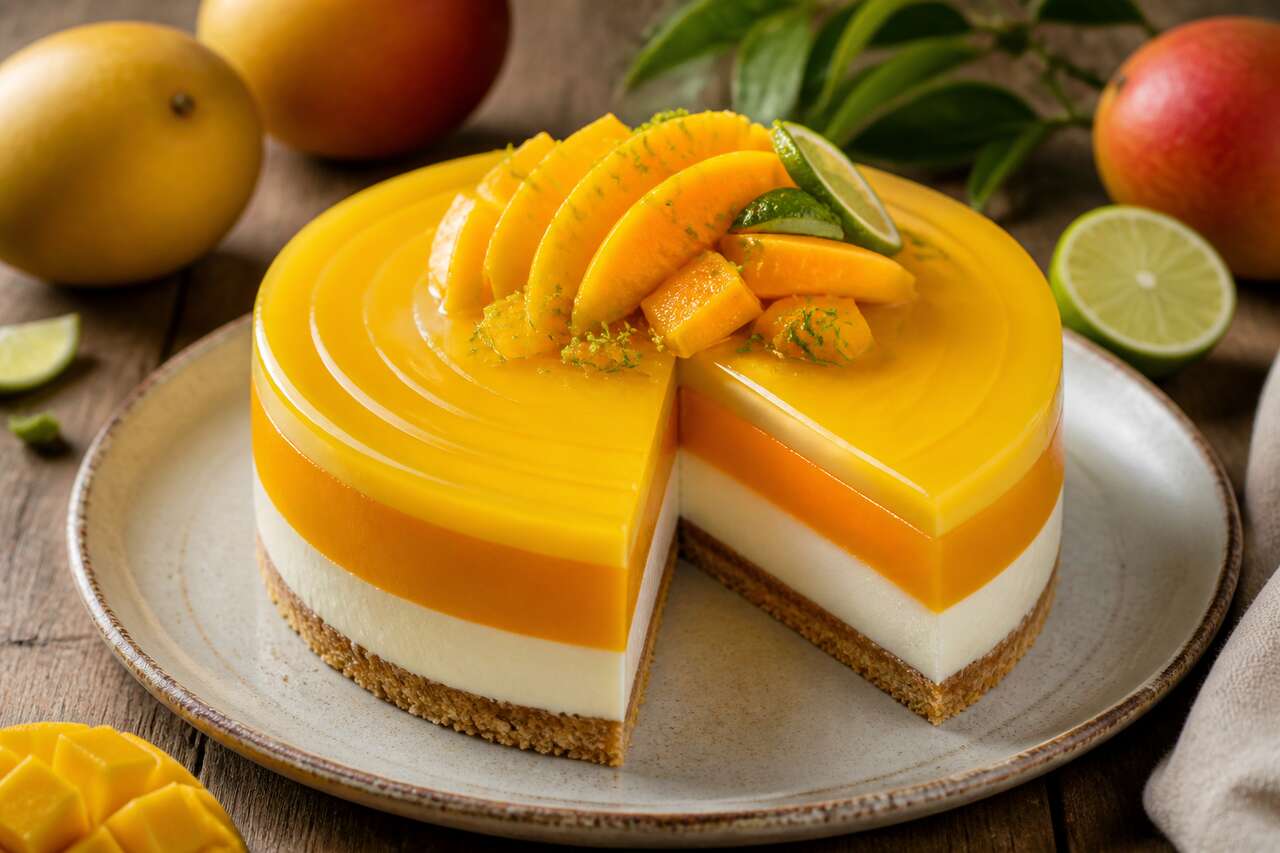 Recette d'entremets à la mangue