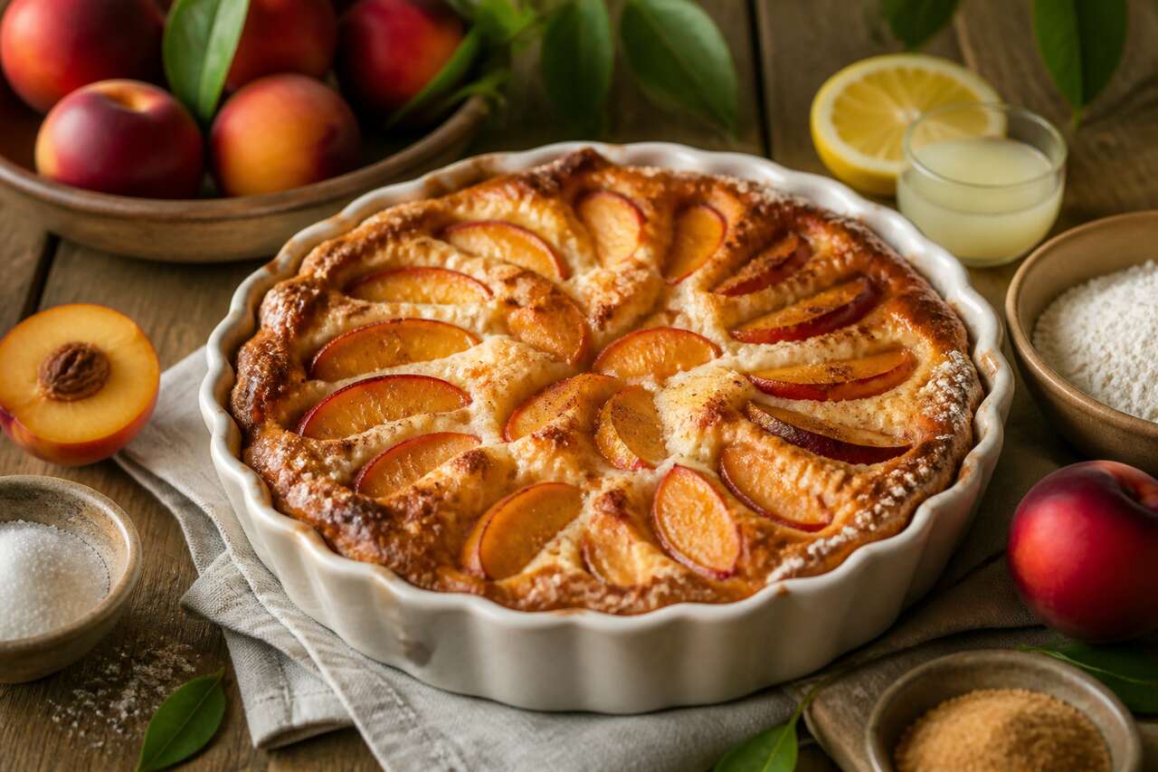 Cobbler aux nectarines : une recette gourmande et estivale