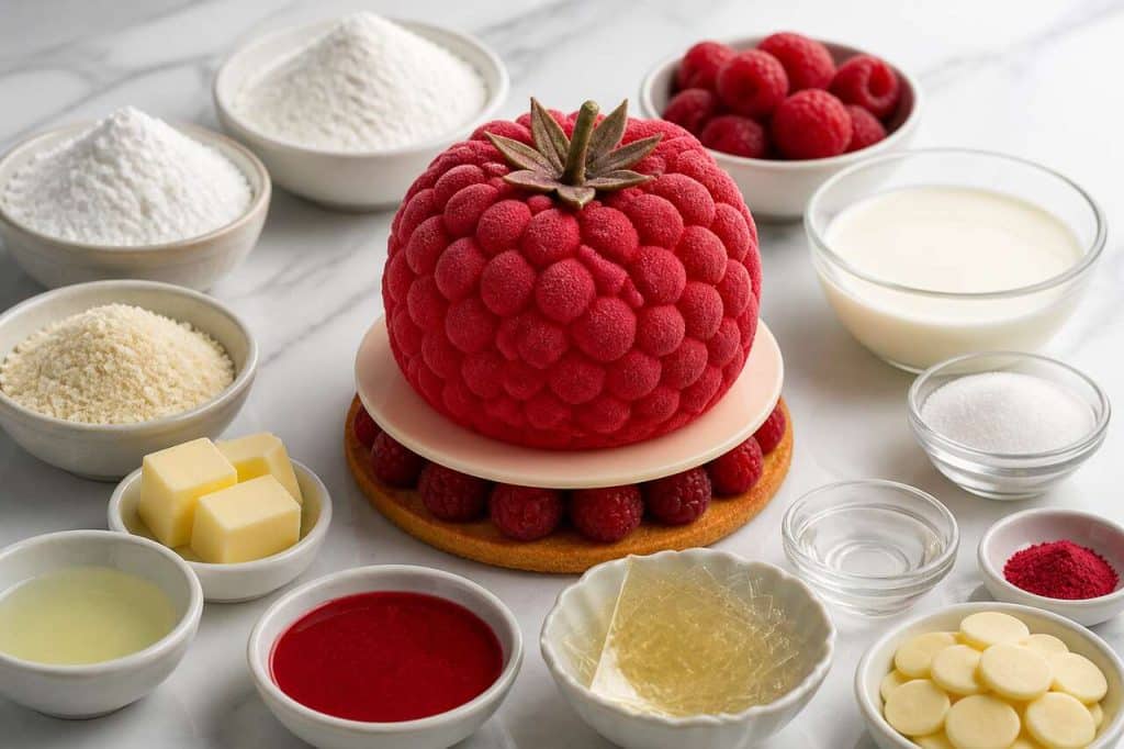 Recette de la framboise de Christophe Adam