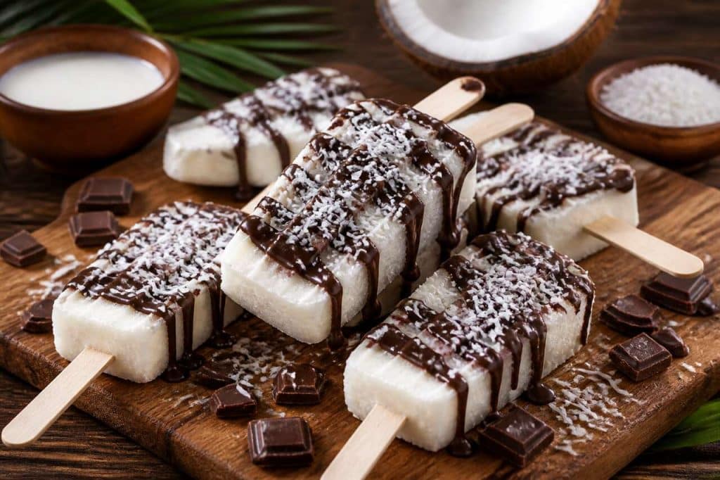 Recette d'esquimaux coco maison