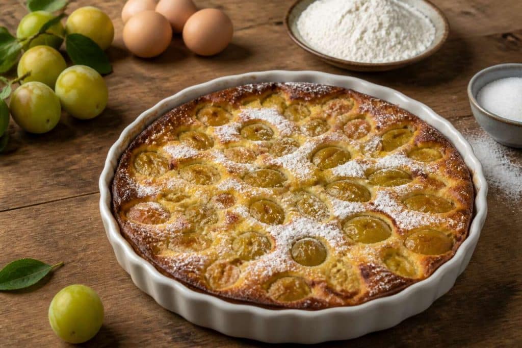 Clafoutis aux prunes Reine-Claude : une recette savoureuse