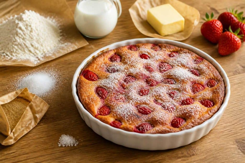 Clafoutis aux fraises : recette gourmande et facile
