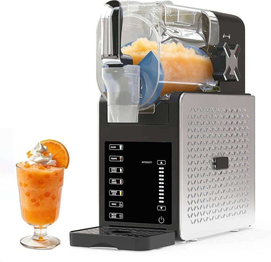 Test GarveeTech Sorbetière slush 200 W avec auto-nettoyage et 5 programmes